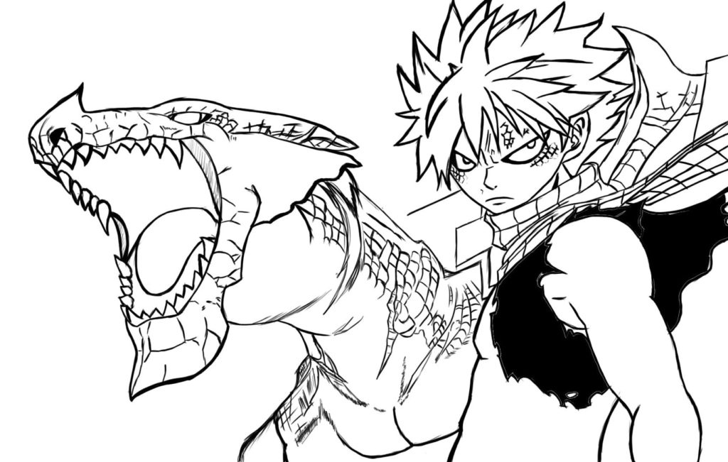 Fairy Tail Coloring Pages
