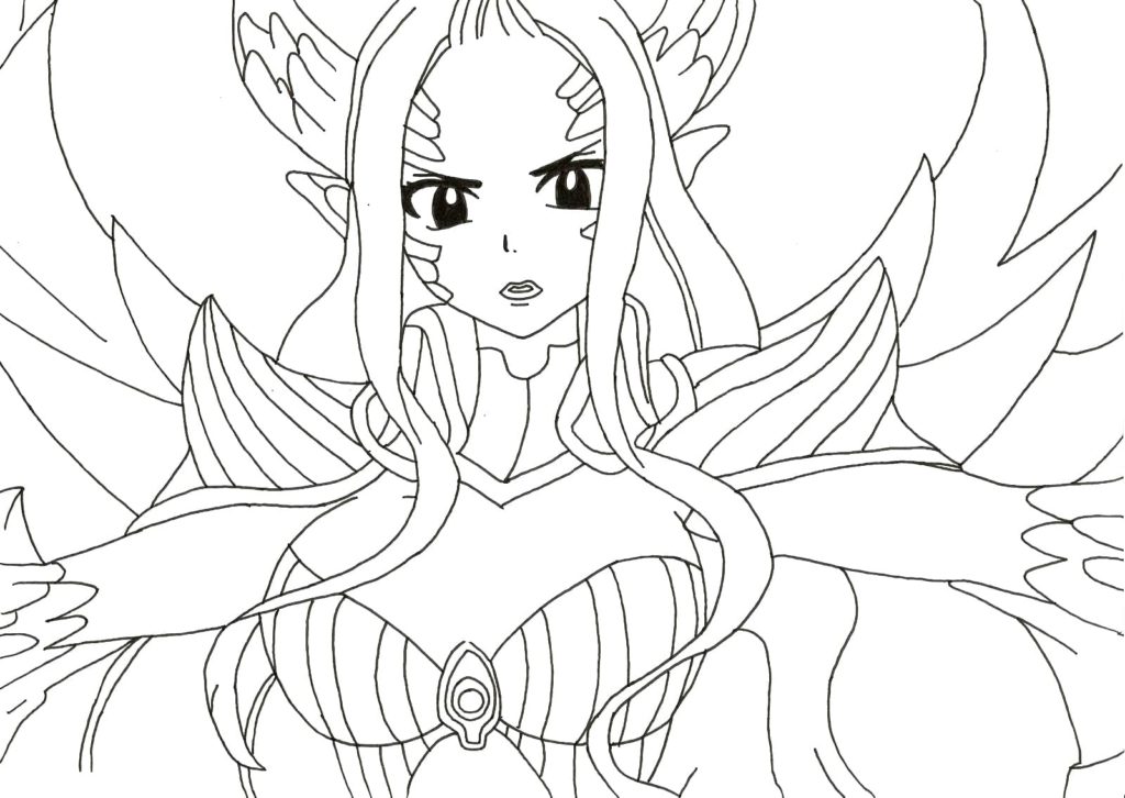 Desenhos de Fairy Tail para colorir