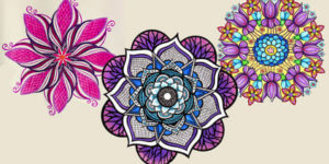 Disegni da colorare Mandala Fiori