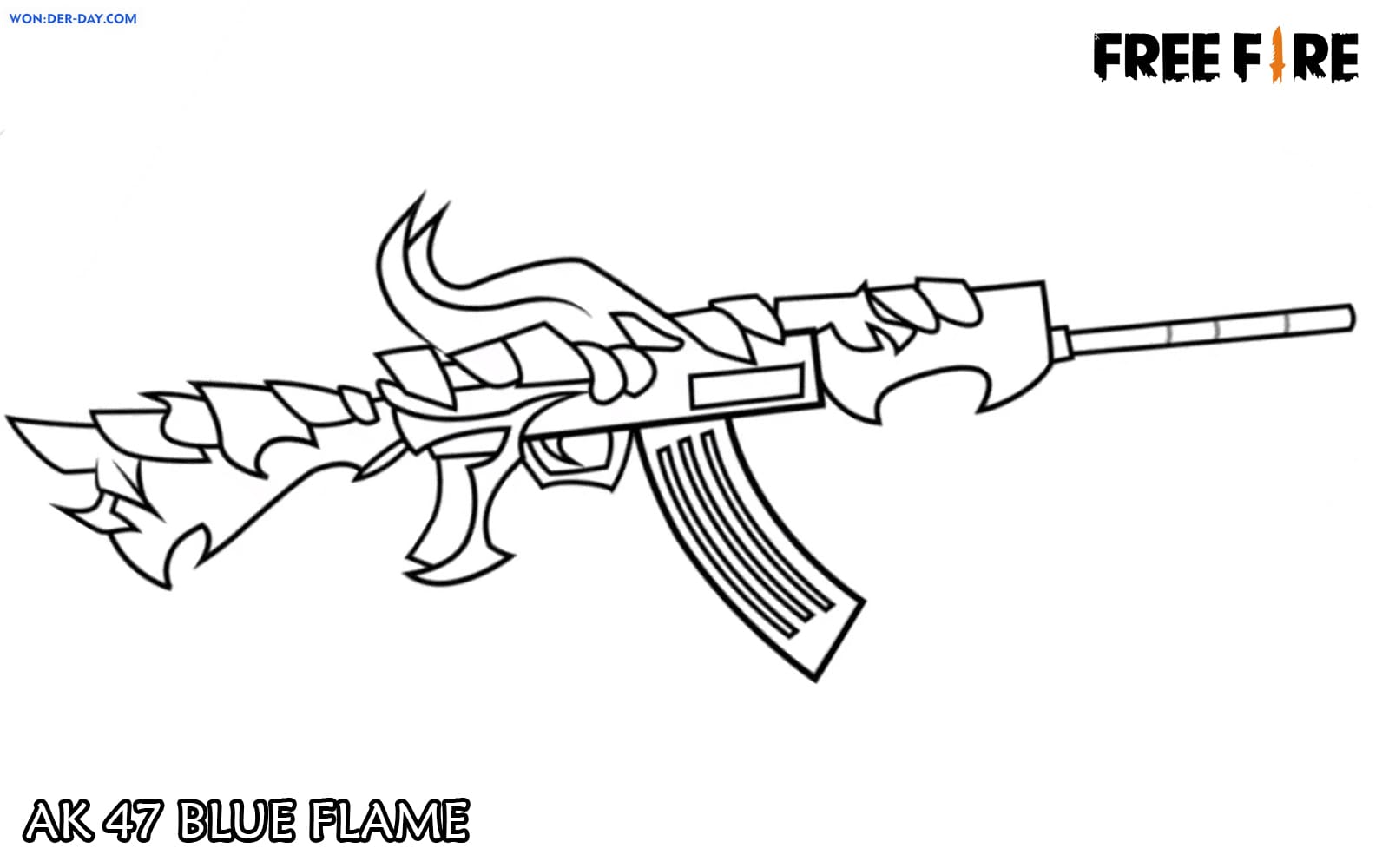 Garena Free Desenho Do Free Fire Para Colorir E Imprimir