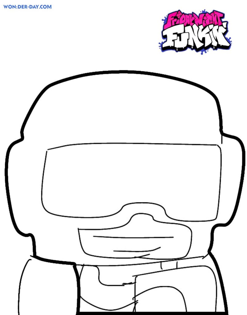 Friday Night Funkin coloring pages