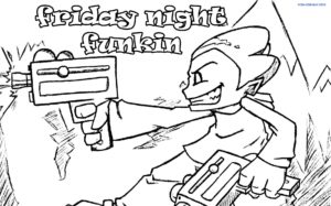 Friday Night Funkin coloring pages - Printable coloring pages