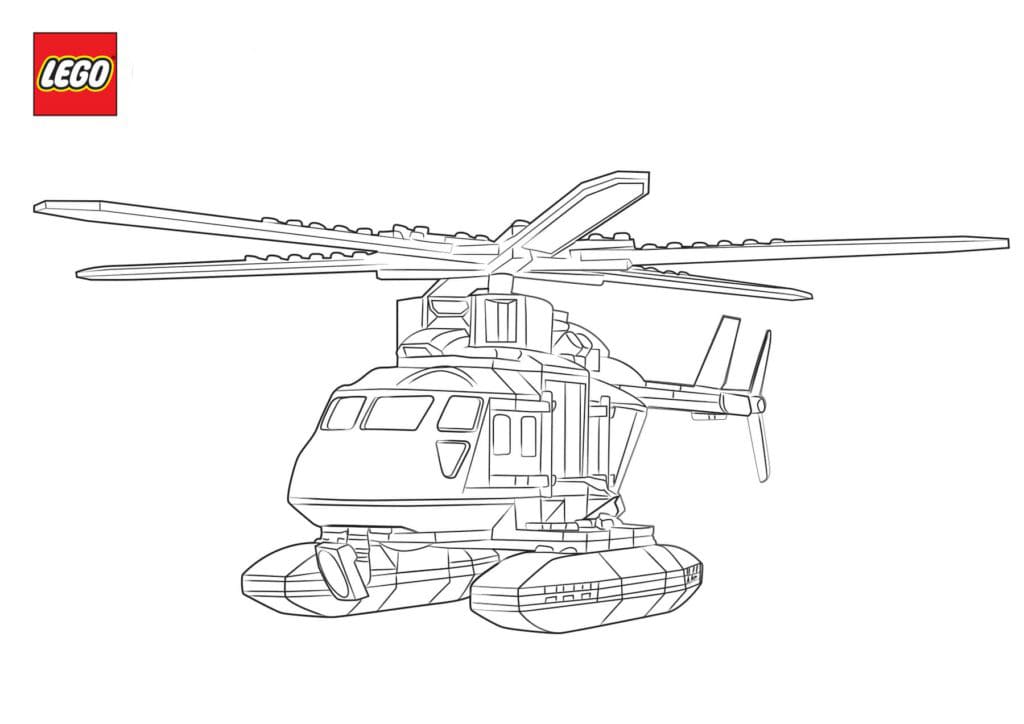 Ausmalbilder Hubschrauber