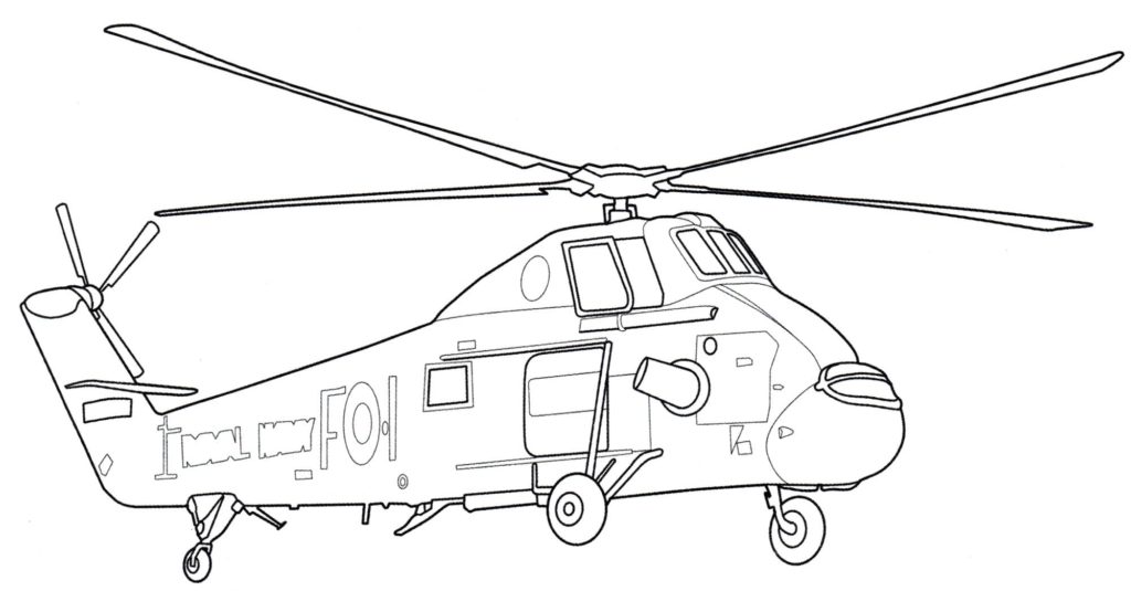 Раскраски Вертолет