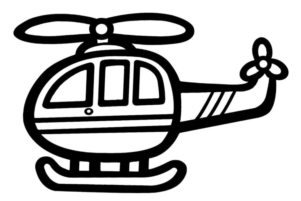 Раскраски Вертолет