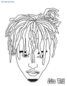 Juice WRLD Coloring Pages - Free coloring pages