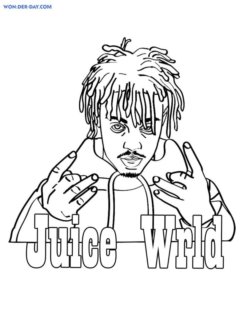 Juice WRLD Coloring Pages