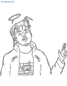 Juice WRLD Coloring Pages - Free coloring pages