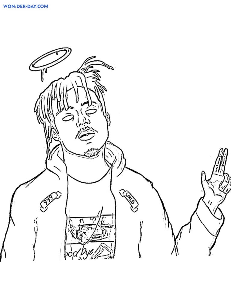 Juice WRLD Coloring Pages - Free coloring pages