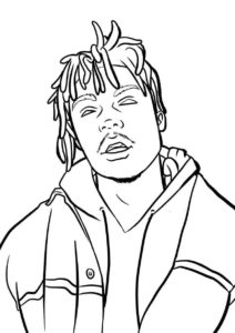 Juice WRLD Coloring Pages - Free coloring pages