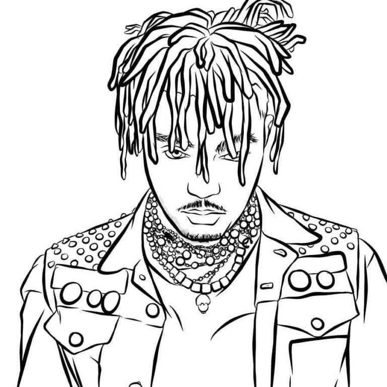 Juice WRLD Coloring Pages - Free coloring pages