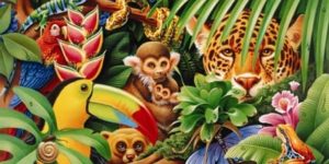 Coloriage Animaux de la jungle
