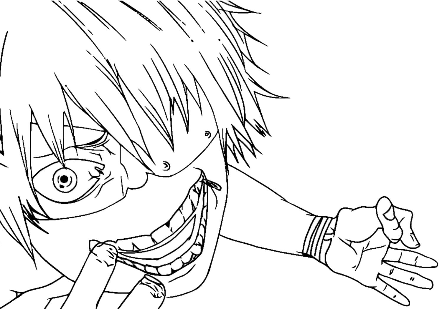 Tokyo Ghoul Coloring Pages - Print and Color | WONDER DAY — Coloring ...