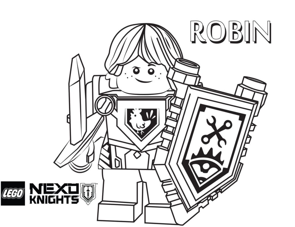 Ausmalbilder Lego Nexo Knights