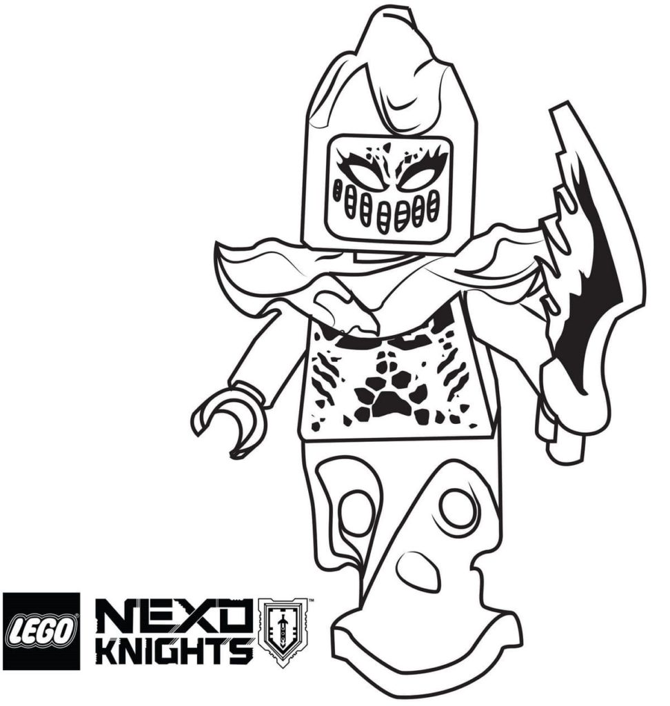 Disegni da colorare Lego Nexo Knights