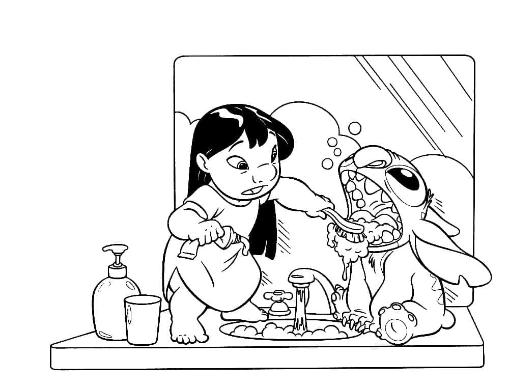 Lilo and Stitch coloring pages