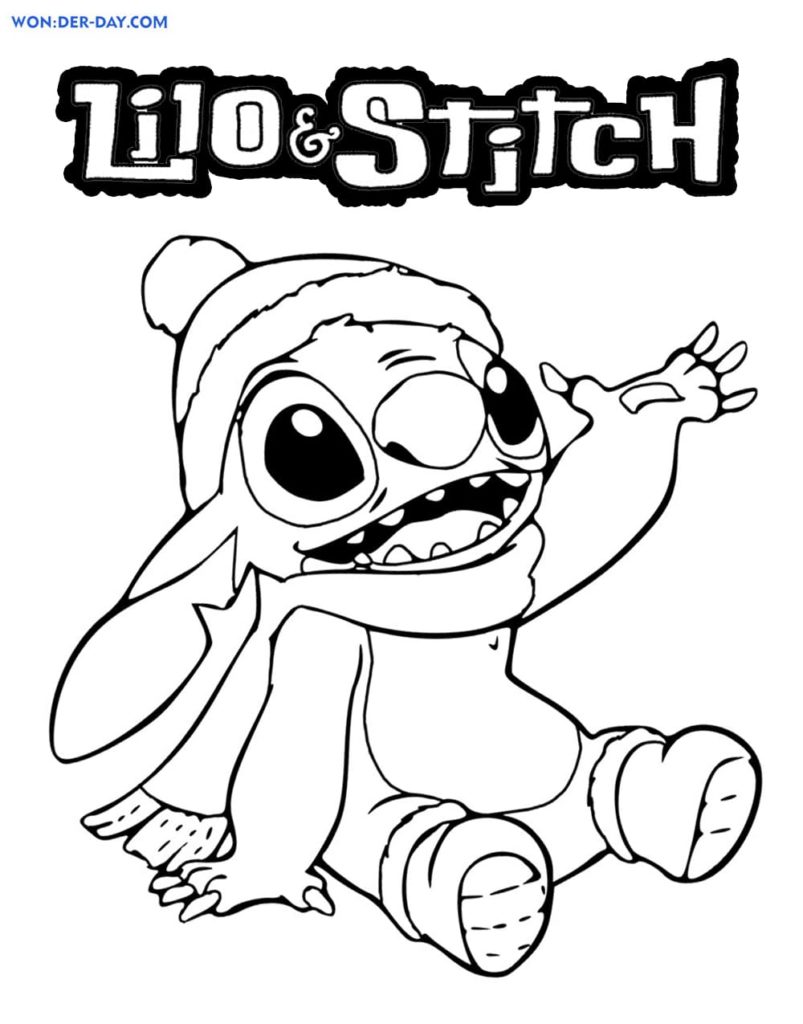 Dibujos de Lilo y Stitch para colorear