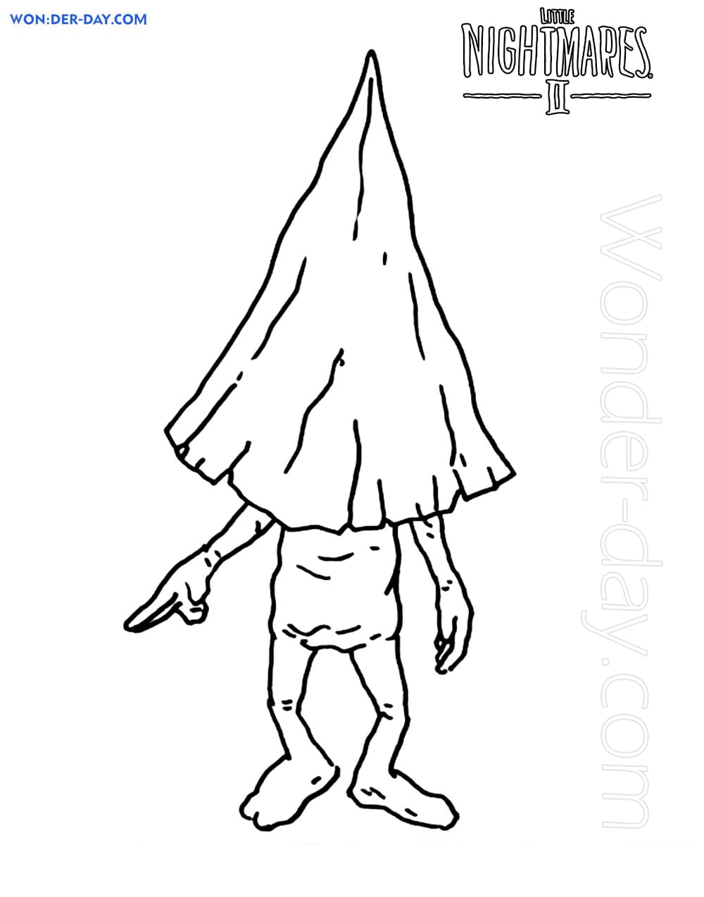 Little Nightmares Coloring Pages - Printable Coloring Pages