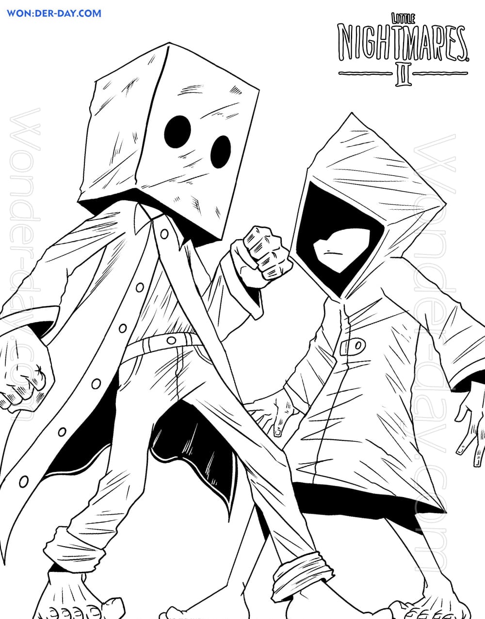 Little Nightmares Coloring Pages - Printable Coloring Pages