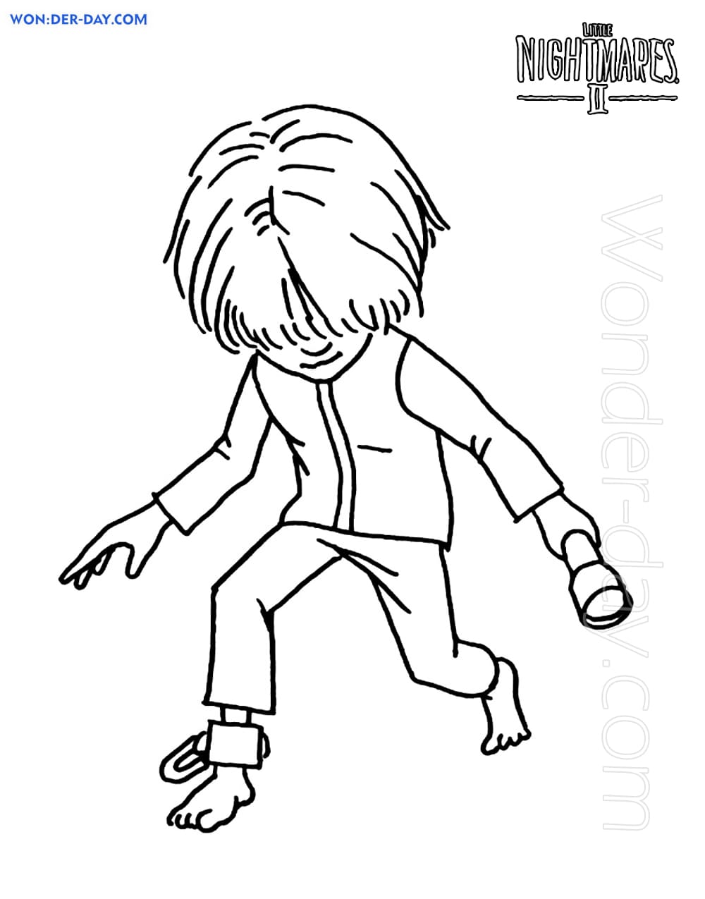 Little Nightmares Coloring Pages - Printable Coloring Pages