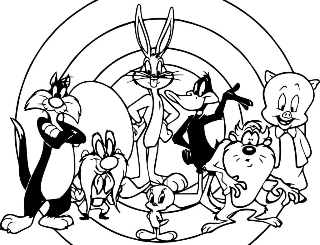 Ausmalbilder Looney Tunes