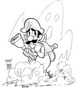 Luigi Manison 3 coloring pages - Free coloring pages