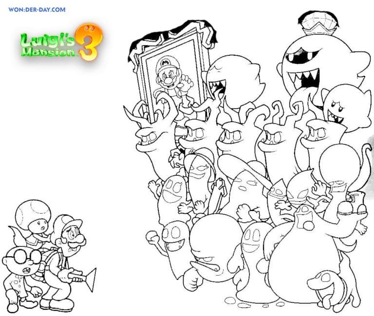 Lista 90+ Imagen Dibujos Para Colorear De Luigi's Mansion 2 Mirada Tensa