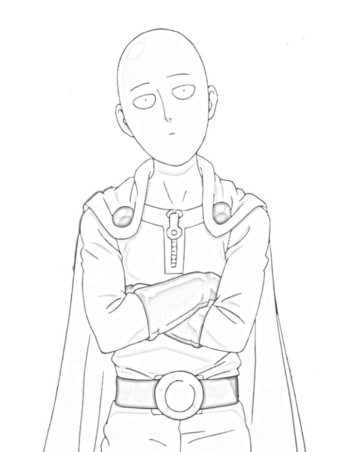 Coloriage One-Punch Man
