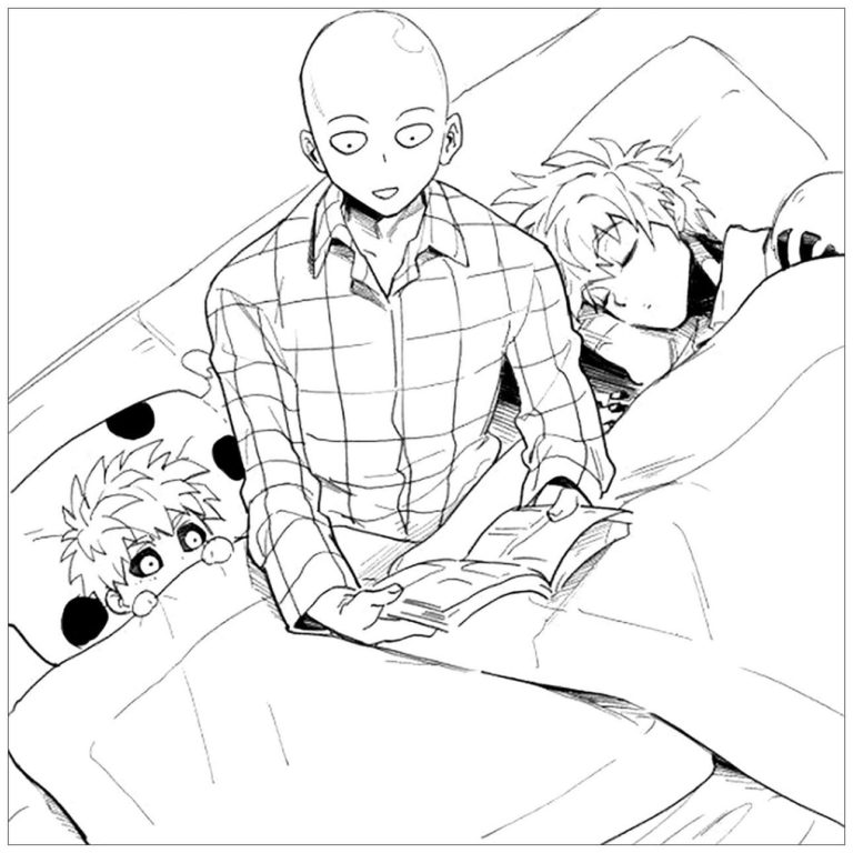 Coloriage One Punch Man Coloriages Gratuits Sur Wonder 7439