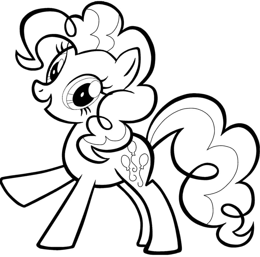 Pinkie Pie Coloring Pages