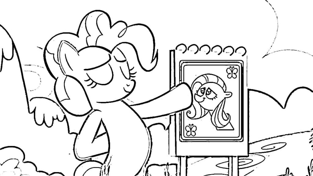 Pinkie Pie Coloring Pages