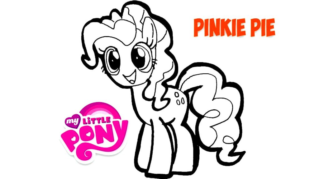 Dibujos de Pinkie Pie Para Colorear