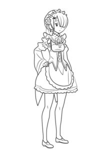 Re:Zero Coloring Pages - 80 Free Printable coloring pages