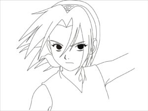 Sakura Haruno coloring pages - Print and Color | WONDER DAY — Coloring