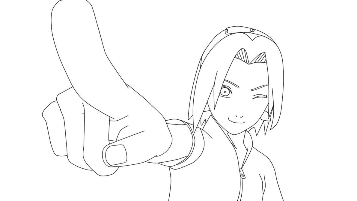 Sakura Haruno coloring pages - Print and Color  WONDER DAY — Coloring  pages for children and adults