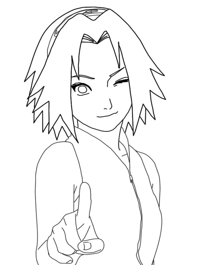 Desenhando a sakura haruno do anime de naruto #desenhando