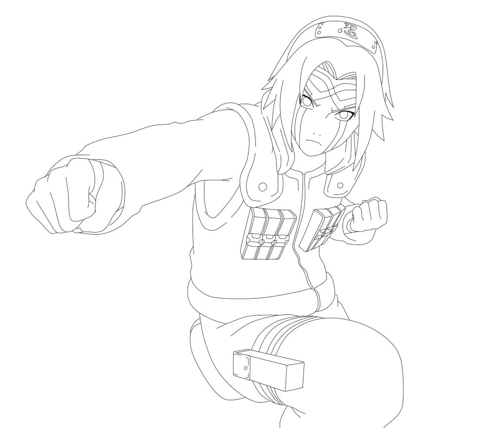 Sakura Haruno coloring pages - Print and Color  WONDER DAY — Coloring  pages for children and adults