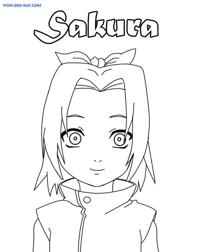 Dibujos de Sakura Haruno para colorear