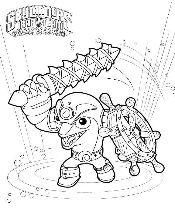 skylanders superchargers coloring pages astro blast