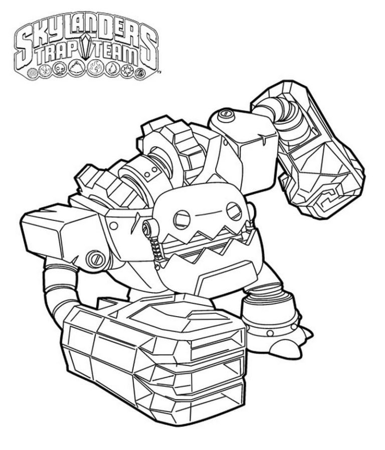 Skylanders Coloring Pages - 130 Free Coloring pages