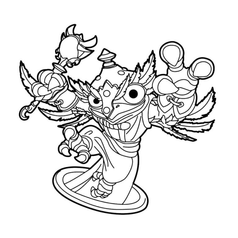 Skylanders Coloring Pages - 130 Free Coloring pages