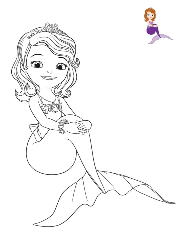 Sofia the First coloring pages