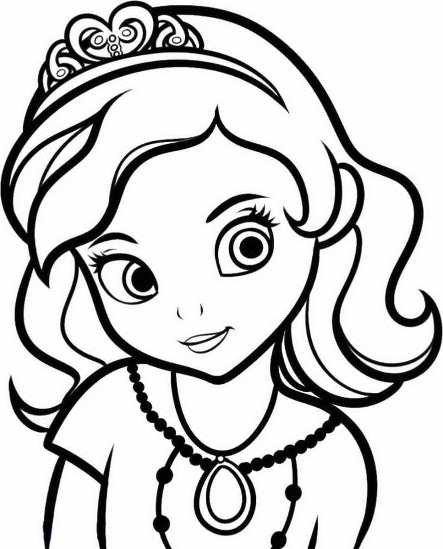 Dibujos de La Princesa Sofia para colorear - Wonder-day.com