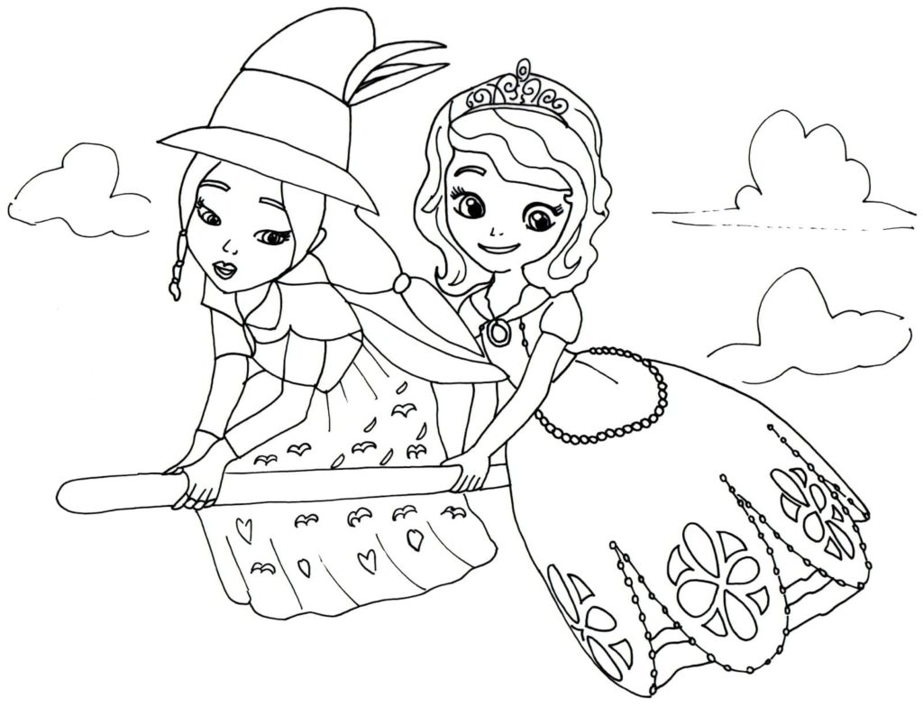 Sofia the First coloring pages