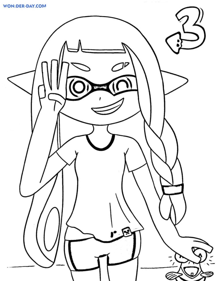 Dibujos De Splatoon Para Colorear 100 Dibujos Para Colorear