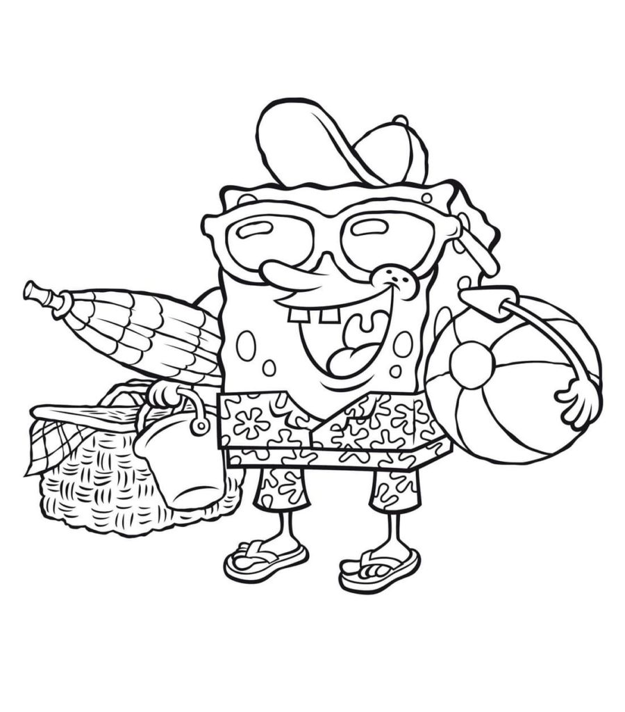 SpongeBob coloring pages   Free coloring pages   WONDER DAY ...