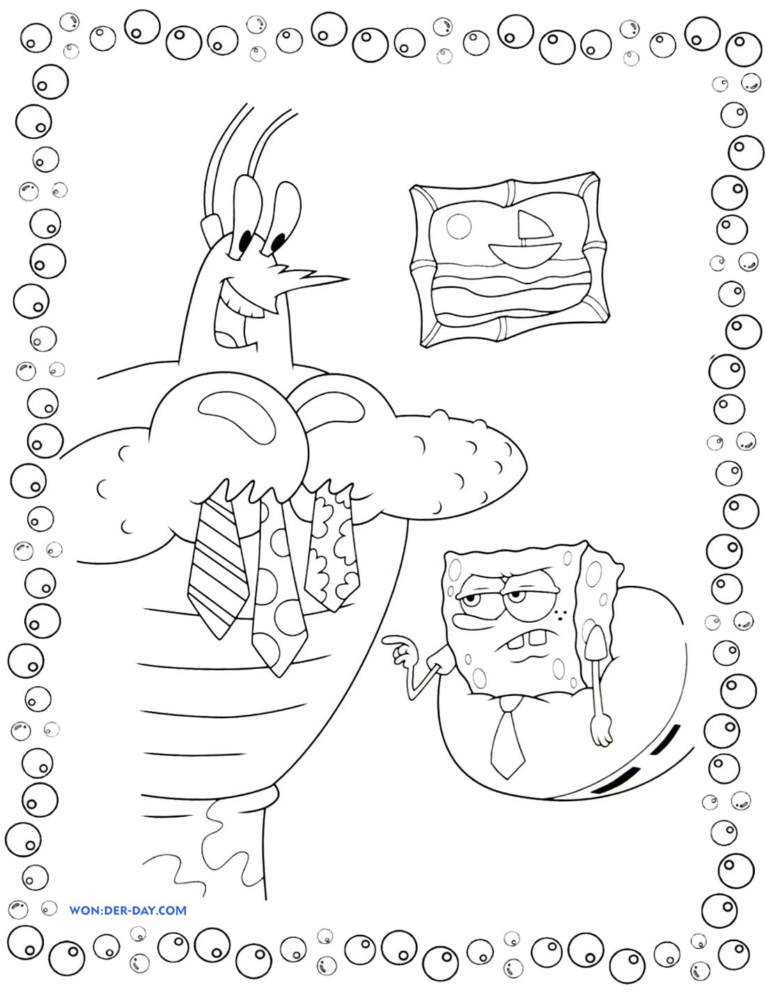 SpongeBob coloring pages - Free coloring pages | WONDER DAY — Coloring