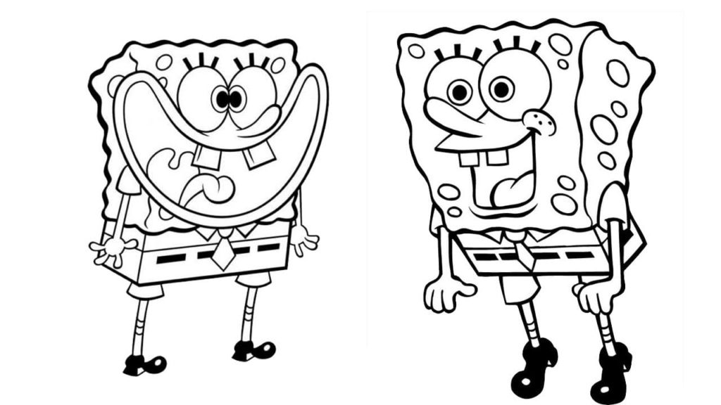 Desenhos do Bob Esponja para colorir