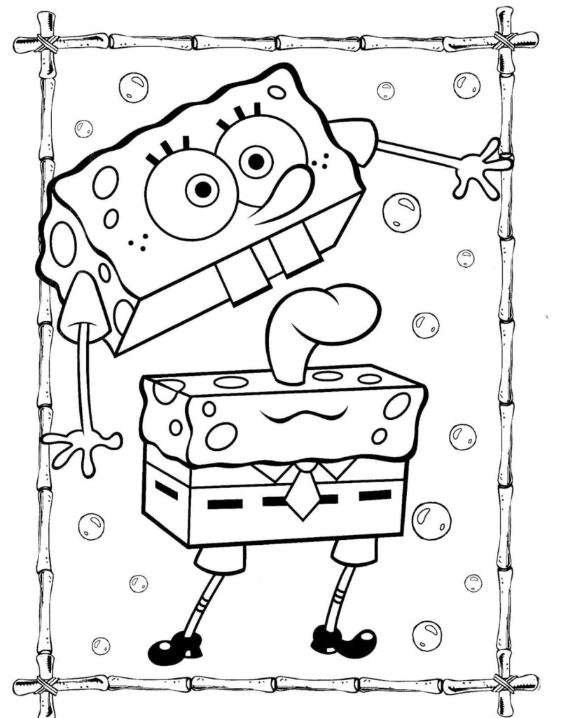 SpongeBob coloring pages