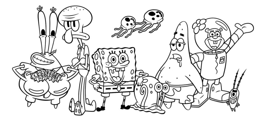 Ausmalbilder SpongeBob